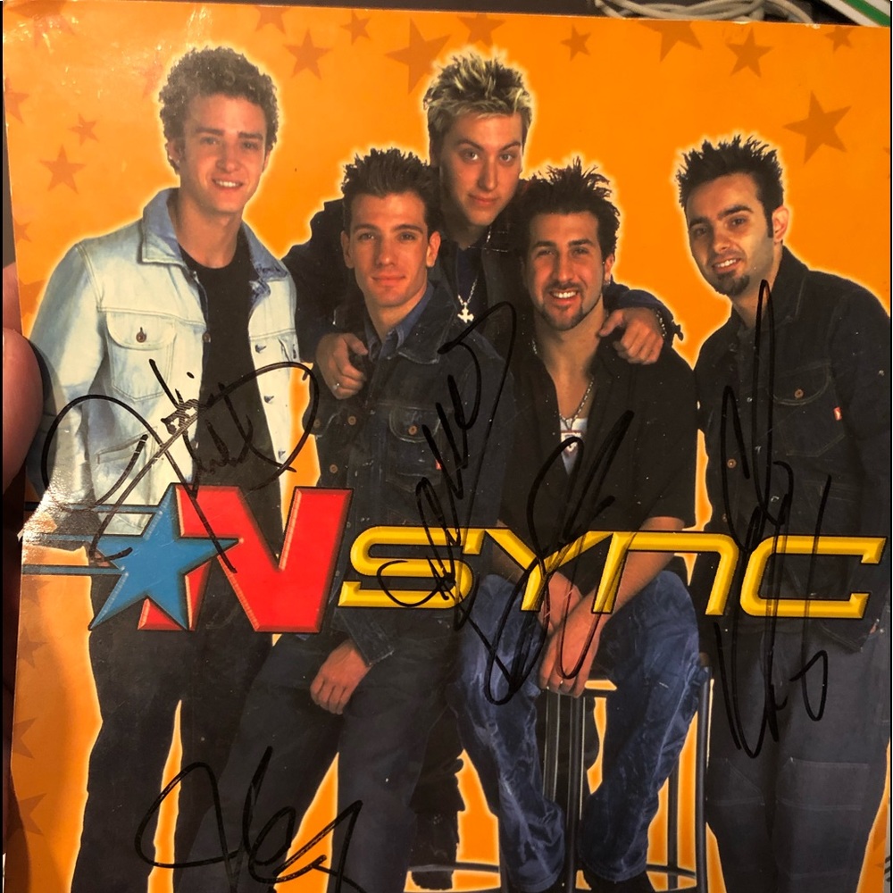 Signed *NSYNC PHOTO BUY THIS & get a deal!!! Look
